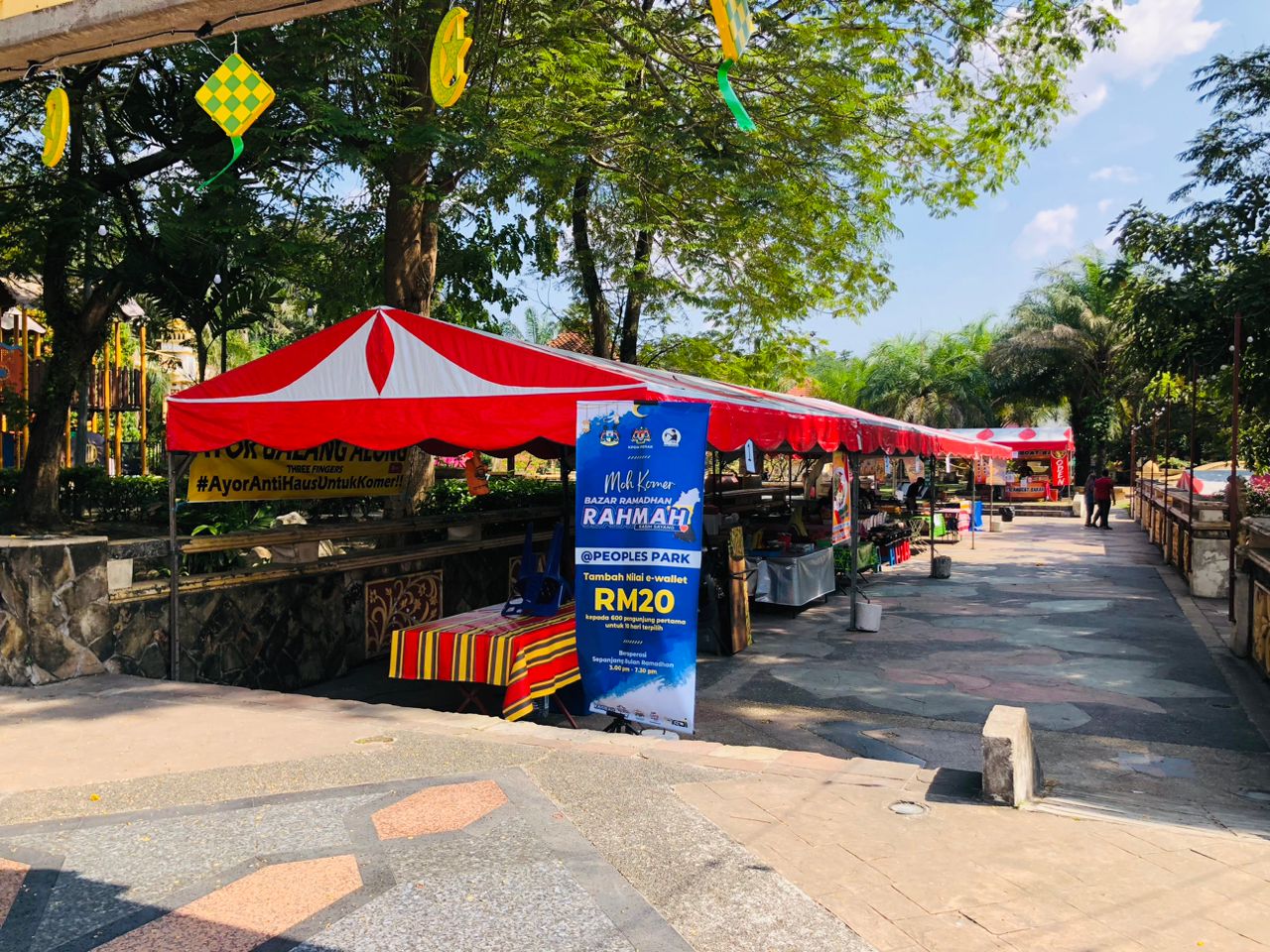 Bazar Ramadan Rahmah At People S Park Quiet No Foot Traffic Ipoh Echo