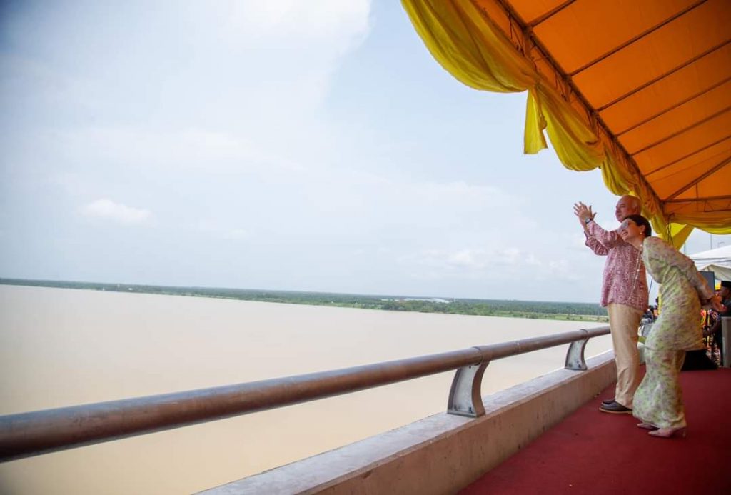 The New Bridge In Bagan Datuk Officially Named Sultan Nazrin Shah